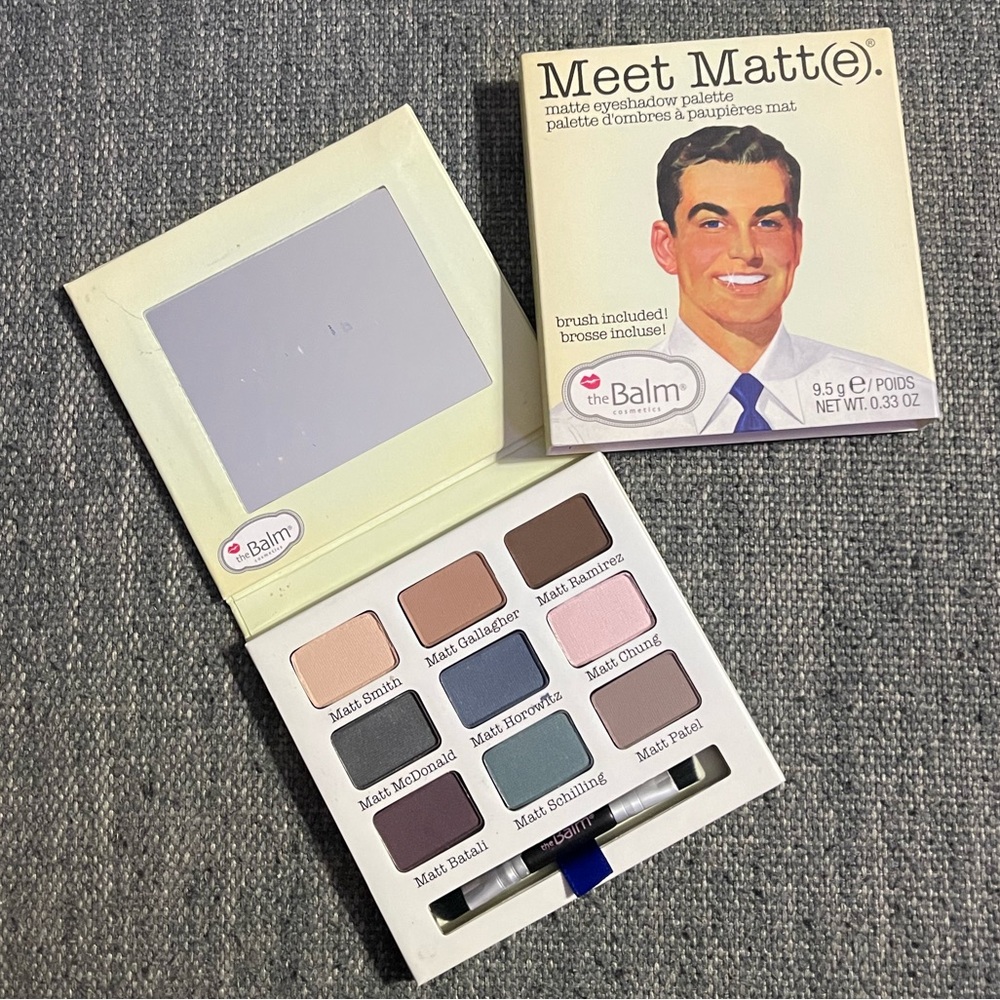 theBalm: Meet Matt(e): Matte Eyeshadow Palette 💼 Brand New!